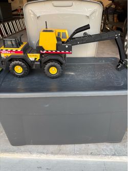 1999 Metal Tonka Mighty 748 Back Hoe Excavator Toy
