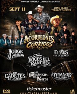 Acordeones y Corridos tickets