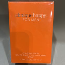 Brand New Clinique Happy For Men Cologne 3.4 Oz 100 Ml