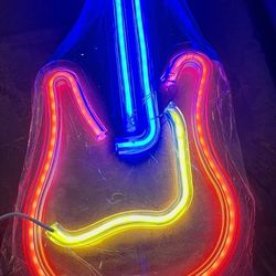 Neon Guitar Light