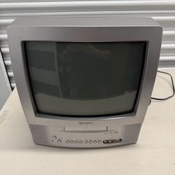 Toshiba MD13P1 13" CRT TV DVD COMBO Retro Gaming Tested