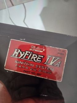 Mallory hyfire Ivan ignition system