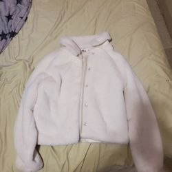 White Furry Coat