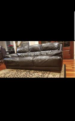 Leather Couch and Loveseat