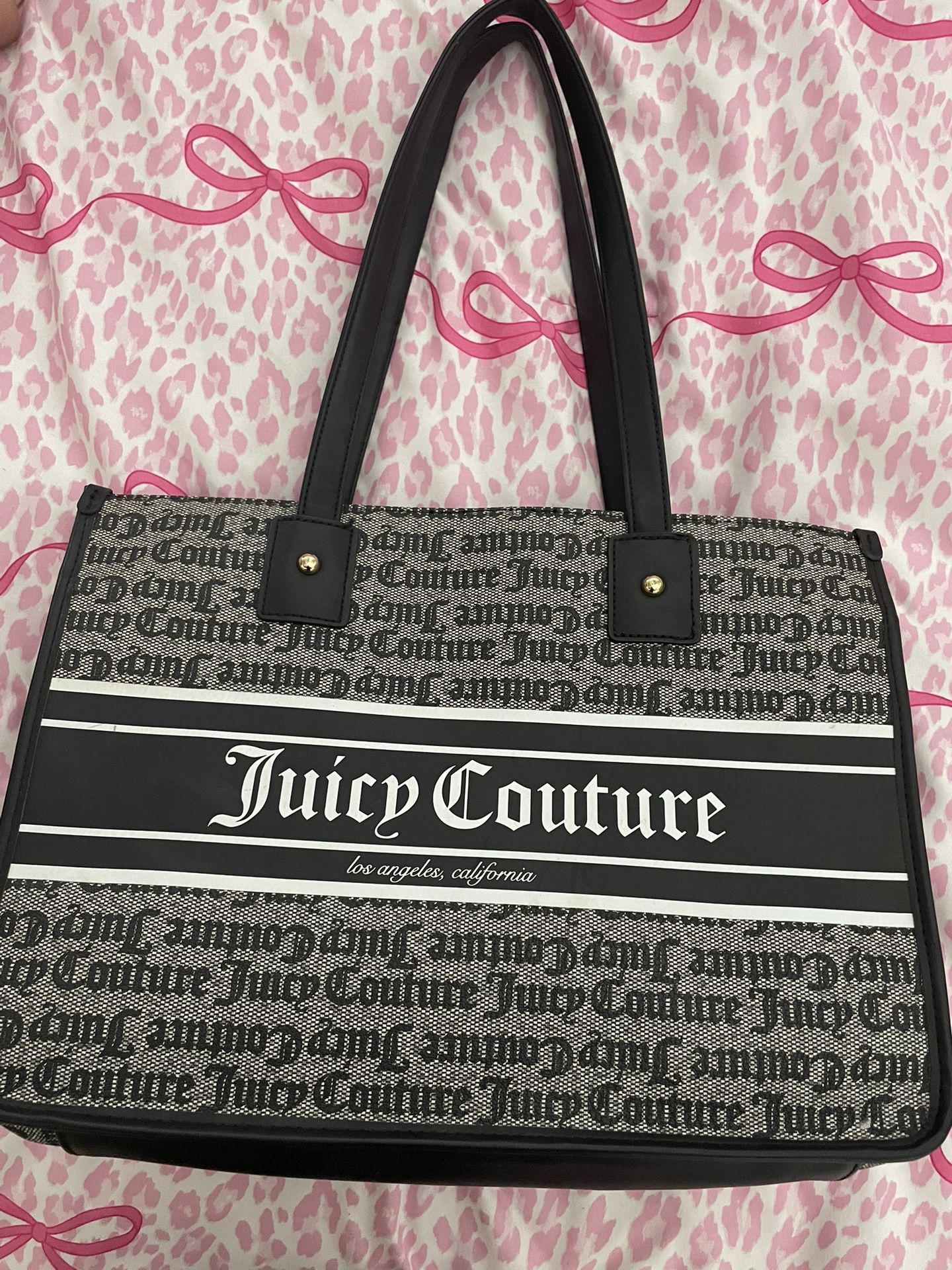 Juicy Couture Fashionista Large Logo Tote Bag