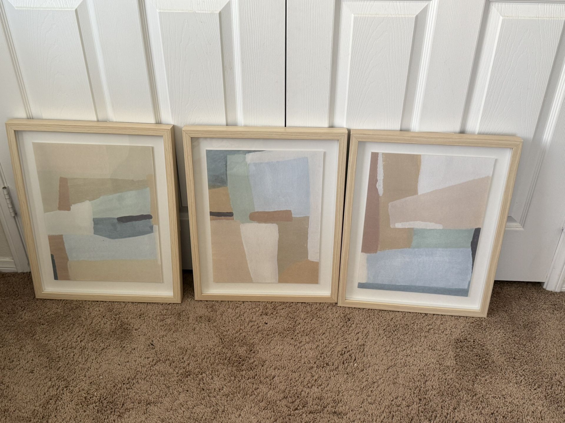 Threshold 3 Piece Abstract Wall Art