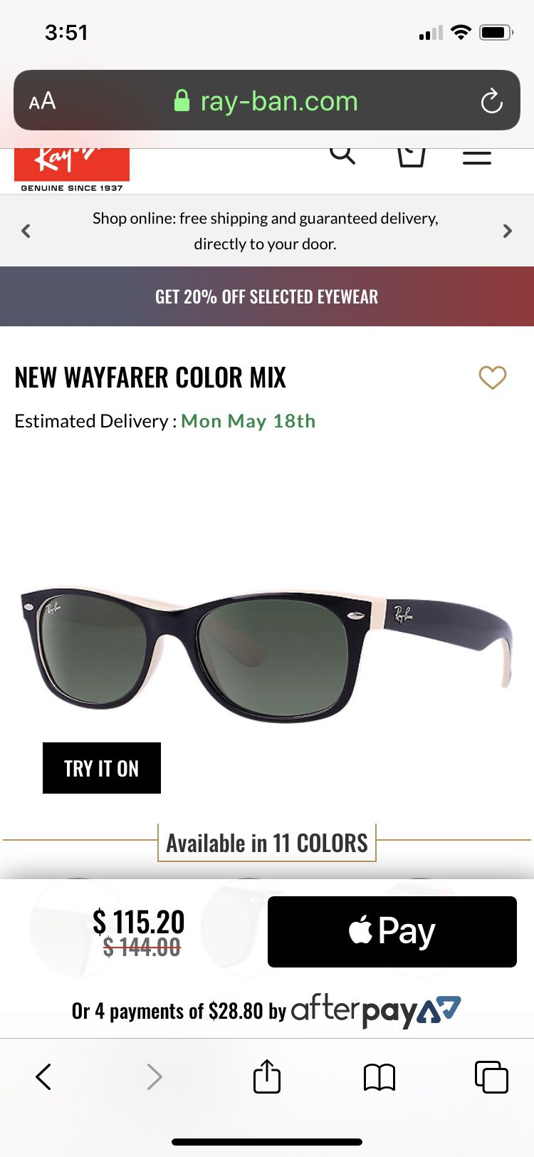Ray-Ban New Warfarer Sunglasses