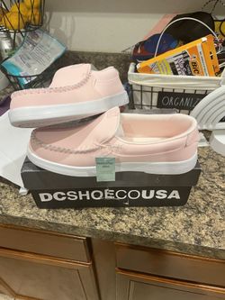 DC Womens Size 10 Blush Pink Slide On Shoes