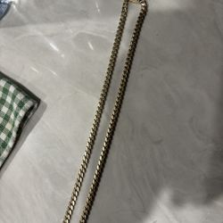 14k cuban link chain