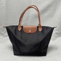 Longchamp Le Pliage Original Tote Bag size large Black
