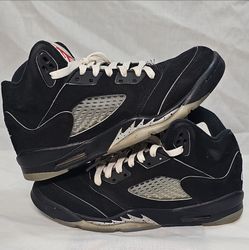Nike Air Jordan 5 Retro OG "Black Metallic Reimagined" sneakers 7Y Unisex
