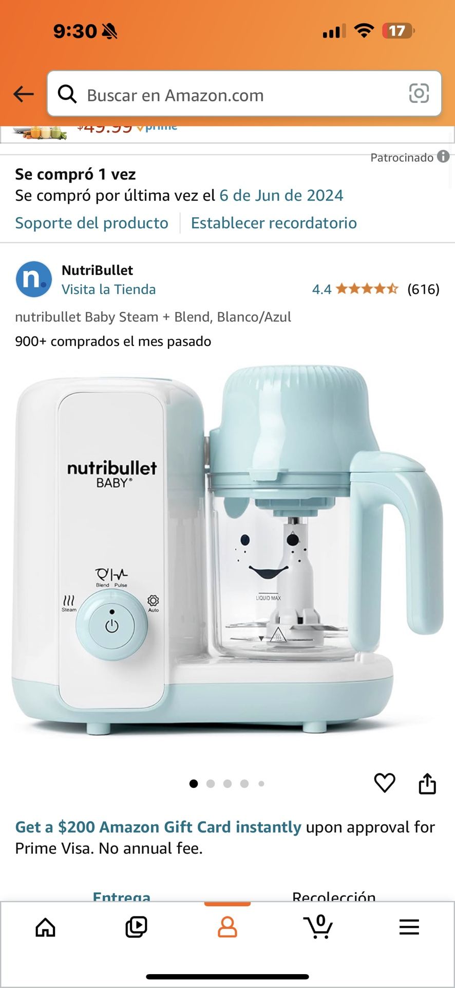 Nutribullet Baby Steam + blend