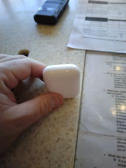 White Airpods
