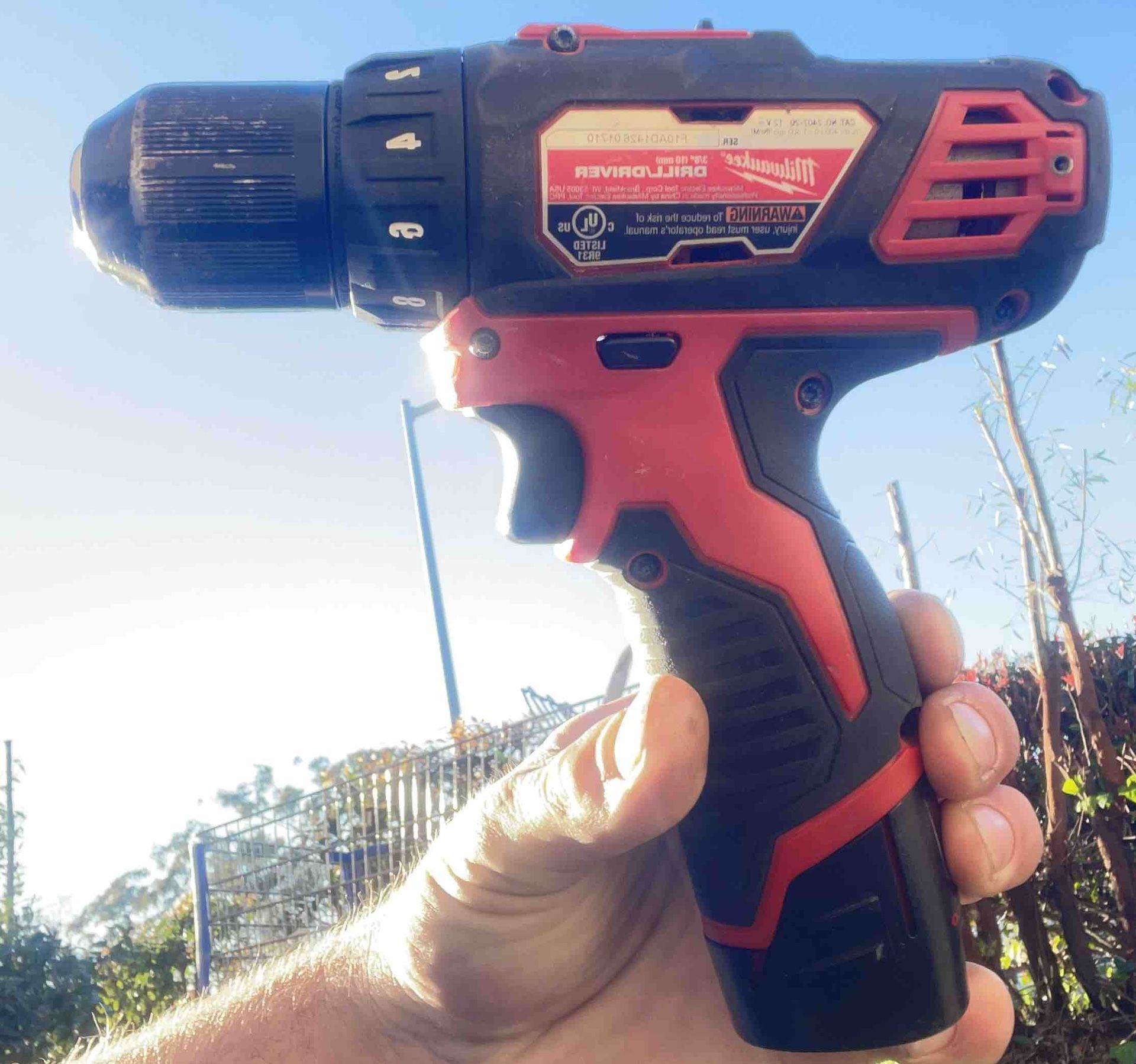 Milwaukee M12 Hammer Drill + Battery