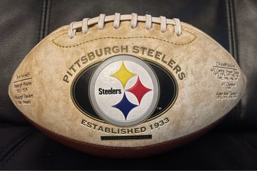 Pittsburgh Steelers Commemorative Limited Edition Championship Stat Football