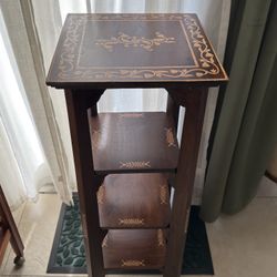 Vintage 3 Tier Accent Table
