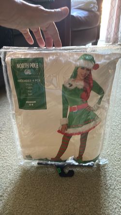 Costume: North Pole Gal Elf  Medium