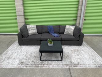 *Free Delivery* Gray Cloud Modular Couch Sofa 