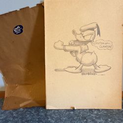 Walt Disney Drawing Donald duck 