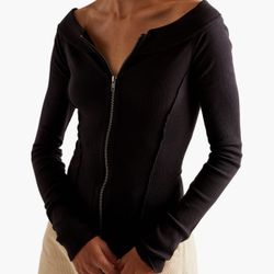 Free People Eye Candy Off the Shoulder Top - size S