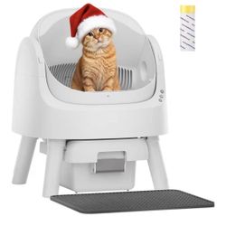 AutoScooper 11 Cat Litter Box. Color: White And Gray