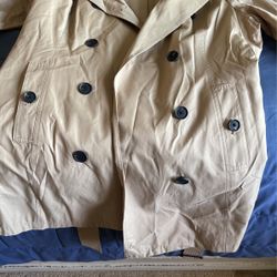 michael kors womens long jacket new never used size XL