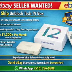 Earn Extra Income – List & Ship Popular TV Box
