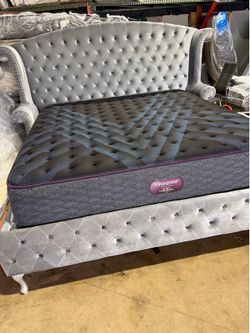 New King bed with mattress for $799