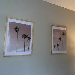 Wall Art- Cali Palm Trees & Lighthouse 