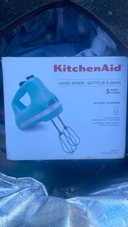 KitchenAid 5-Speed Hand Mixer Ice Blue