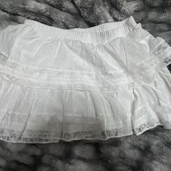 White Mini Skirt