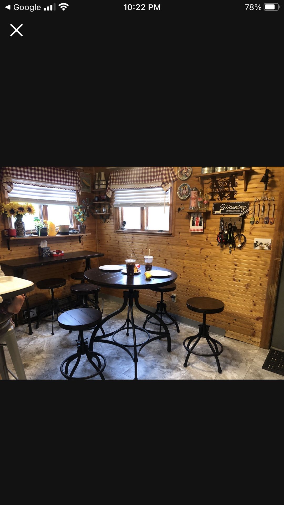 Pub Table and stools