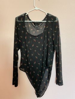 2X Forever 21 Rose Onesie