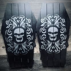 HALLOWEEN/DAY OF THE DEAD-Skull Coffins ☠️☠️