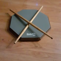 Drum Pad With Sticks