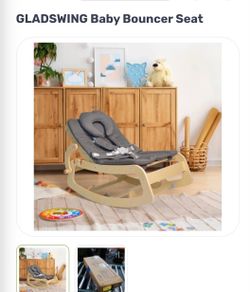 Wood baby rocker - brand new