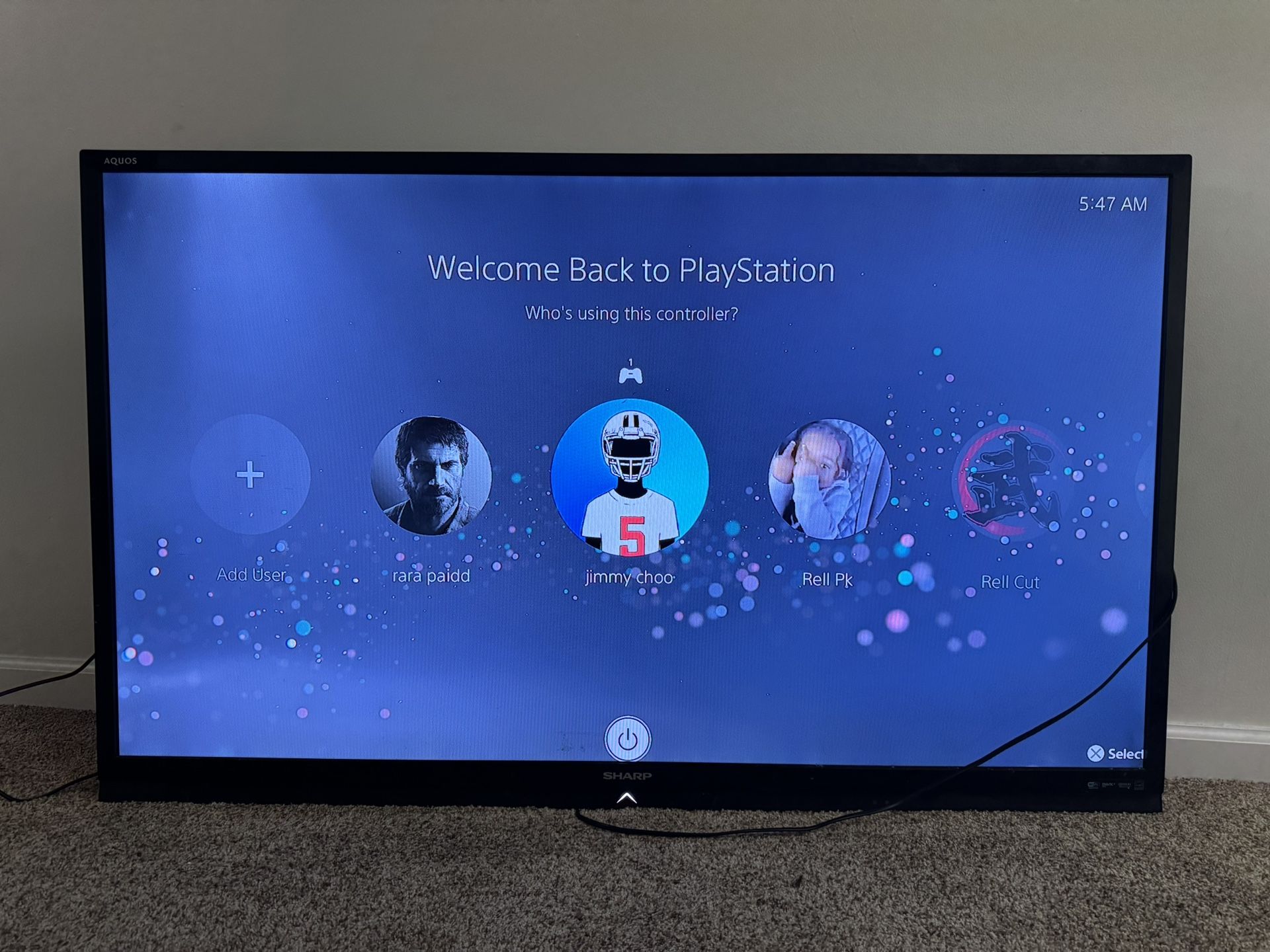 Beautiful 54’ Sharp Tv