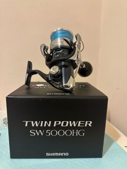 Shimano 21 Twin Power SW 5000HG - Spooled 300yds 20lb Sufix 832