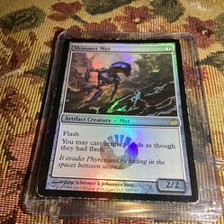 Shimmer Myr 129/155 Foil Card Magic the gathering Mirrodin Besieged