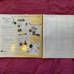 Creative Memories 12x12 Calendar Grid Pages 