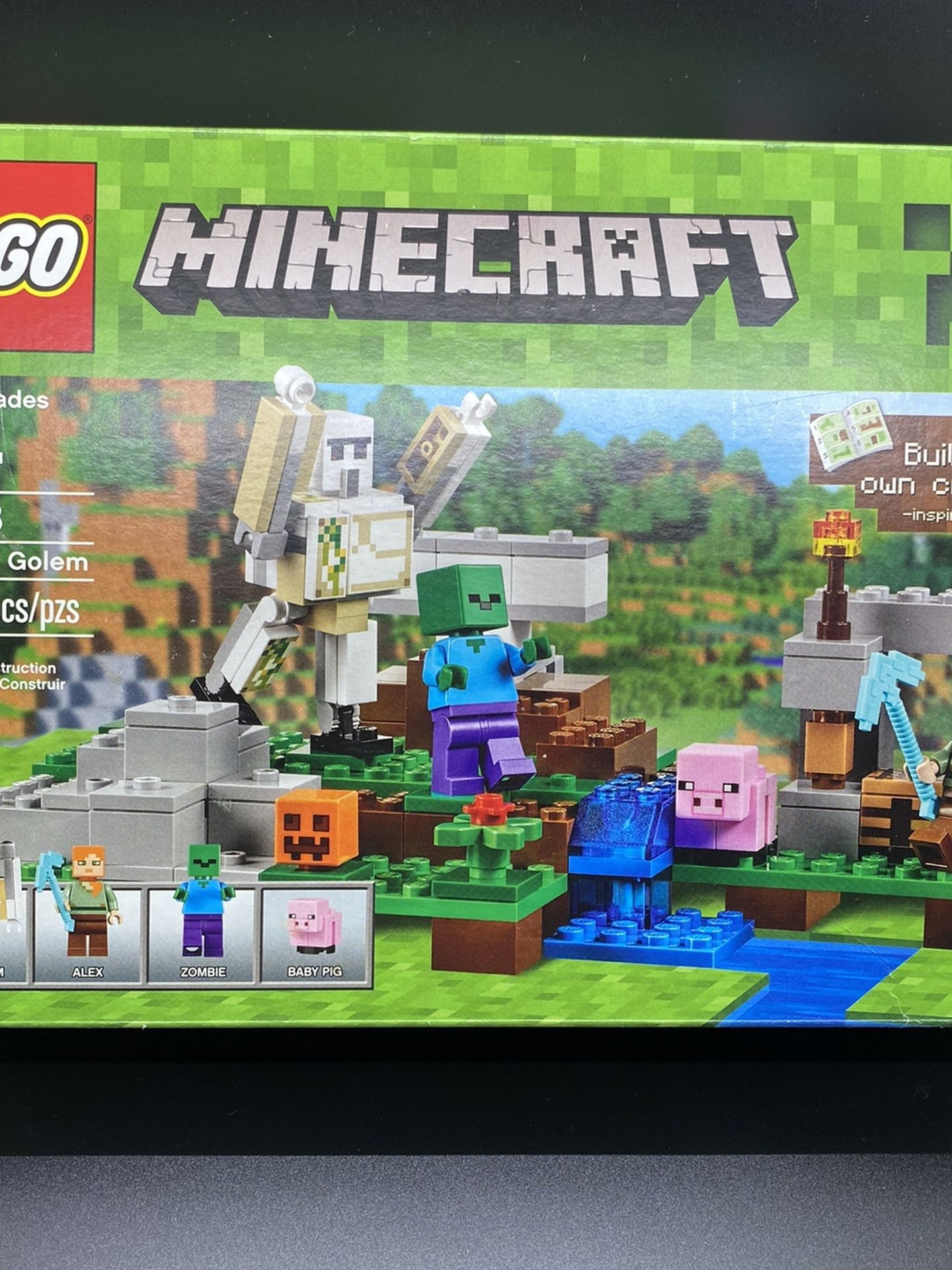 Box Iron Golem LEGO Minecraft 21123 The Iron Golem Sealed Box