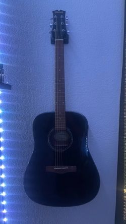 Black Mitchell Guitar