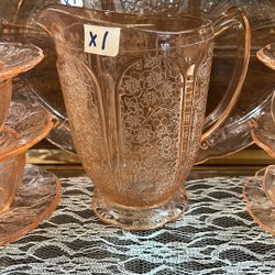 Vintage Cherry Blossom Pitcher 