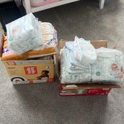 Mixed Brand Baby Diapers 
