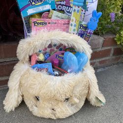 Super soft Easter basket peeps themed