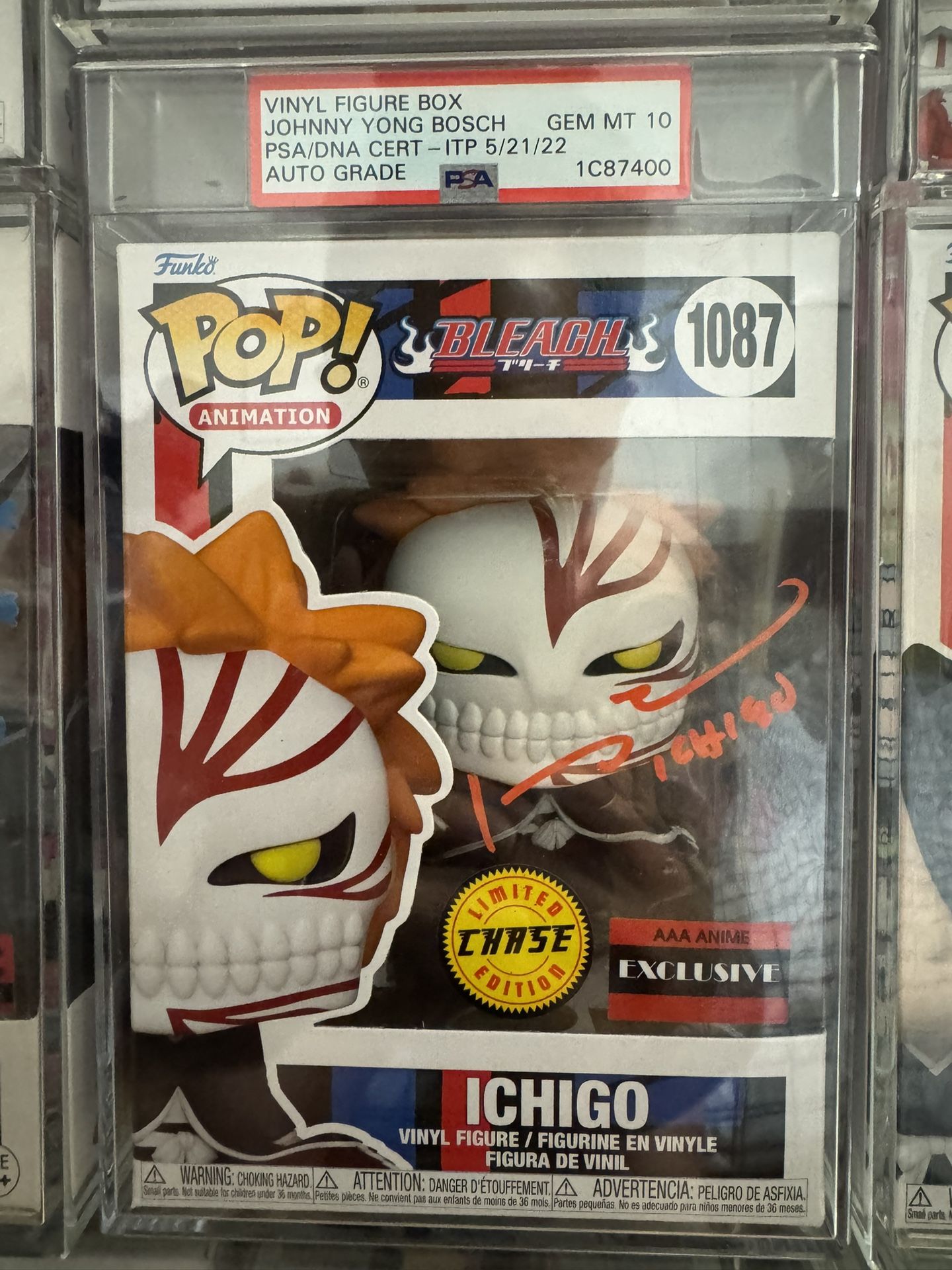 Ichigo Signed Funko PSA Graded