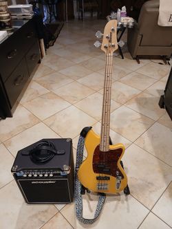 Ibanez Talman bass and Acoustic amp