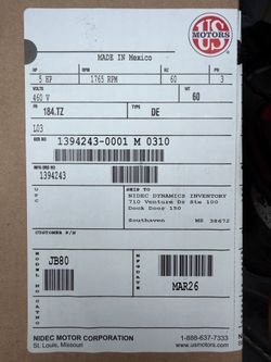 Commercial Blower Motor