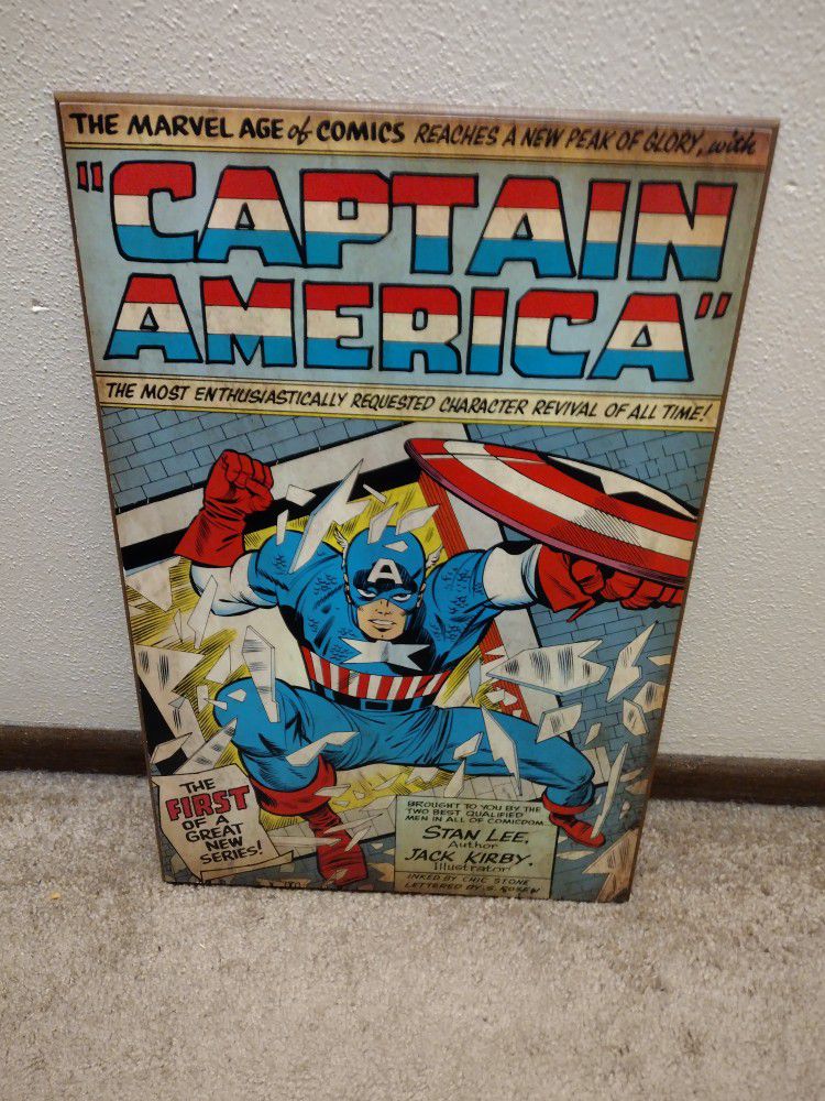 Captain America Wall Art 