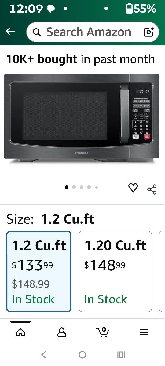 Toshiba Microwave New In Unopened Box